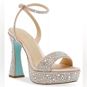 Betsey Johnson Beth Platform evening heels - 8.5